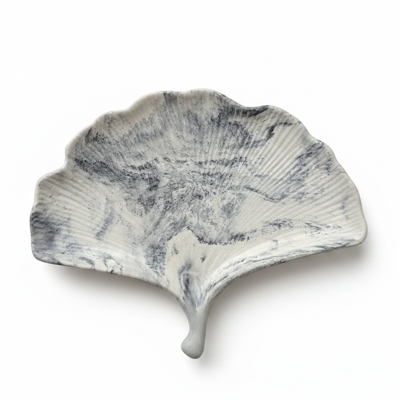 Ginkgo Leaf Dish - Clean Background